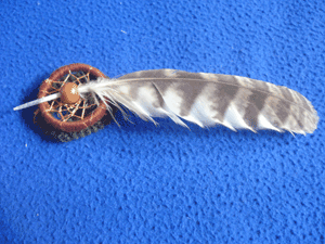 Dreamcatcher petit : avec plumes