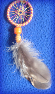 Dreamcatcher pendentif : triple étoiles